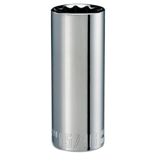 1/2-in Drive 15/16-in 12 Point SAE Deep Socket