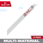 8" 8/12 TPI SAWZALL® Blades (5 Pk)
