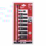 8PC SHOCKWAVE Impact Duty 3/8" Drive SAE Deep 6 Point Socket Set