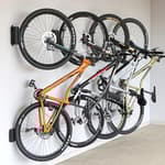 Swivel Bike Wall Mount, Bike Hangers for Garage, Space-Saving Vertical Bike Rack, Sturdy Bike Storage Rack Holds Up to 66lbs, Easy to Install, 4 Pack
