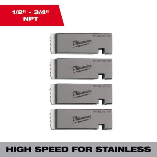 1/2"-3/4" HIGH SPEED FOR STAINLESS NPT Universal Pipe Threading Dies