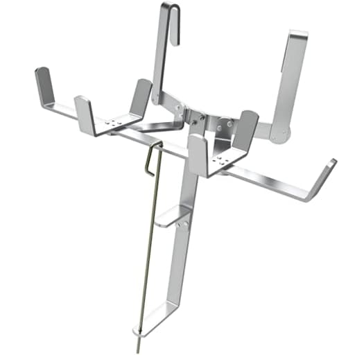 Aluminum Drywall Mud Pan Holder and Spool Tape Holder,Holds 12 inch Mud Pan & Up to 500 Ft Tape
