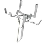 Aluminum Drywall Mud Pan Holder and Spool Tape Holder,Holds 12 inch Mud Pan & Up to 500 Ft Tape