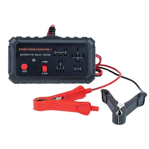 Automotive Relay Tester - 4 & 5 Pin 12V Auto Diagnostic Tool, Small Handheld DIY Car Tester with Battery Clips, Relay Testing Kit, Electrical Systems Tool