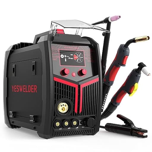 Plasma Cutter Welder Combo Gas MIG/Gasless MIG/Lift TIG/Stick/CUT 5 in 1 Welding Machine FIRSTESS MP200 Multi Process Welder