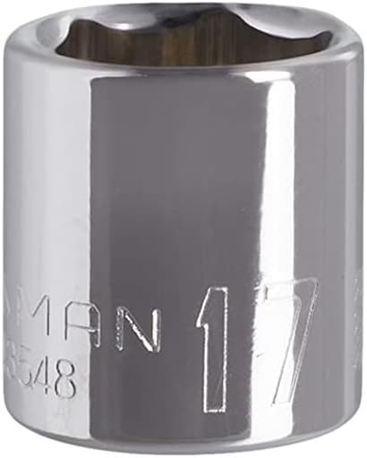 3/8-in Drive 17mm 6 Point Shallow Socket