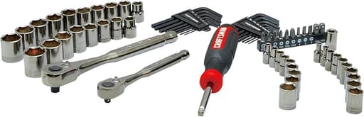 68-piece VERSASTACK Gunmetal Chrome Mechanics Tool Set