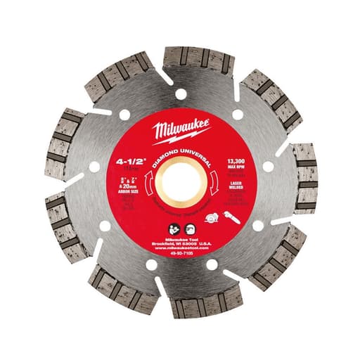 4 1/2" Diamond Universal Segmented-Turbo Blade