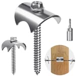 304 Stainless Steel Fence Staples for Wire Fencing - Reusable Fence Fasteners Nails Screws for Wire Mesh and Woven Fencing, Farm & Garden Use