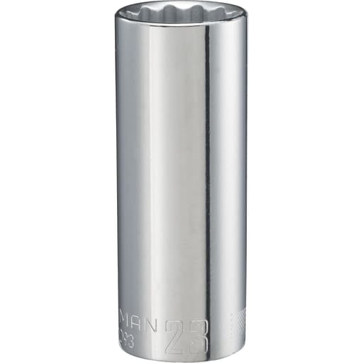 1/2-in Drive 23mm 12 Point Deep Socket