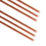 12-Inch Length Pure Copper Round Rod 1/8" Dia(3mm),99.9% Solid Copper Rod,Used for Metal Working and Metal DIY Process