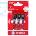 3/8” x 1-7/8” Magnetic Nut Driver 3PK