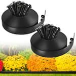 Garden Edging Border, 100FT 2 Inch Tall Plastic Landscape Edging with 150 Stakes, Flexible Tool-Free Lawn Border for Yard, Flower Bed & Landscaping