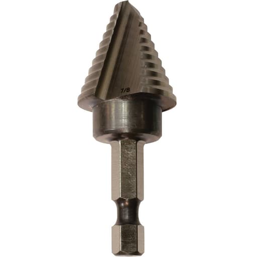 1/4" - 7/8" H.S.S. Step Drill Bit