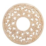Ceiling Medallion,Wood Ceiling Cover Home Lighting Ceiling Medallions Ring Ceiling Fan Medallion for Light Fixtures and Ceiling Fans,3.1" ID x 9.4" OD