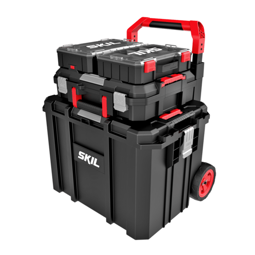 Rolling Tool and Organizer Box 4 Pc. Tower Set