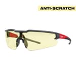 Safety Glasses - Yellow Anti-Scratch Lenses