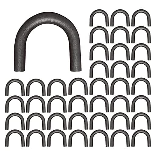 10 Pack 1/2" Thick Weld-on Steel D-Ring Rope Hook Chain Tie Down D Ring for Trucks Trailers