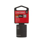 1/2-in Drive 22mm Metric Impact Shallow Socket