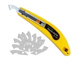 Professional Acrylic Plexiglass Sheet Cutter Scoring Knife Tool,With a Curved Handle,It Is More Convenient To Use.One handle,11 blades.
