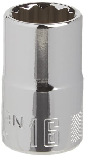 1/2-in Drive 16mm 12 Point Shallow Socket