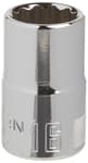 1/2-in Drive 16mm 12 Point Shallow Socket