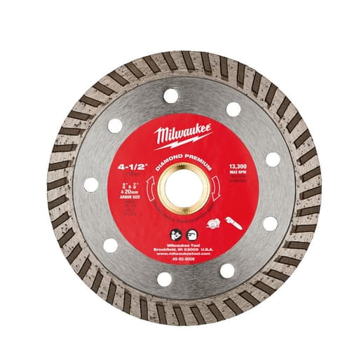 4 1/2" Diamond Premium Turbo Saw Blade