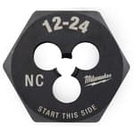 12-24 NC 1-Inch Hex Threading Die