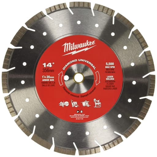 14" Diamond Universal Segmented Turbo Saw Blade