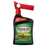 Triazicide Insect Killer For Lawns & Landscapes Concentrate (Ready-To-Spray), Protects Lawns, Vegetables, Fruit & Nut Trees, Roses, Flowers & Shrubs, 32 fl Ounce