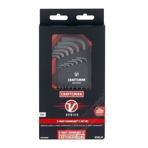 V-Series X-Tract Technology SAE L-Key (13 pc)