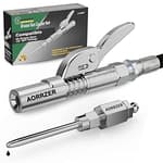 Grease Gun Needle Tip & Grease Gun Coupler Set,Upgrade Narrow Needle Dispenser for Grease Gun, Grease Zerk Fittings Compatible with All Grease Guns 1/8" NPT Threads