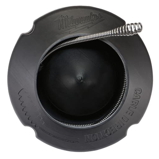 1/4" x 25' Bulb Drain Snake Cable with Drum