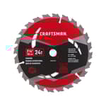7-1/4 In Carbide Circular Saw Blade 24 Tooth with 5/8 in Arbor For Framing (3 Pack)