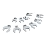 3/8 in 12-Point Metric Crowfoot Open-End Wrench Set