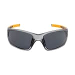 Miter Protective Eyewear - Gray/Yellow Frame, Smoke Lens