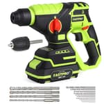 Cordless SDS Plus Rotary Hammer Drill Kit, 20V Brushless Multifunctional Hammer Drill Driver with 1.5Ah Battery, Including 10PCS Drill Bits & 4PCS SDS-Plus Drill Bits