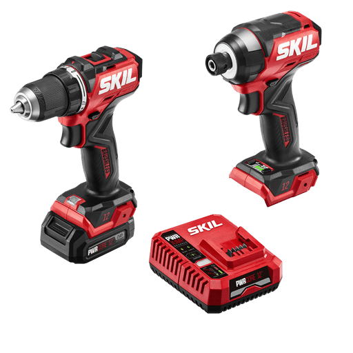 12V Compact Drill Driver & Impact Driver Kit