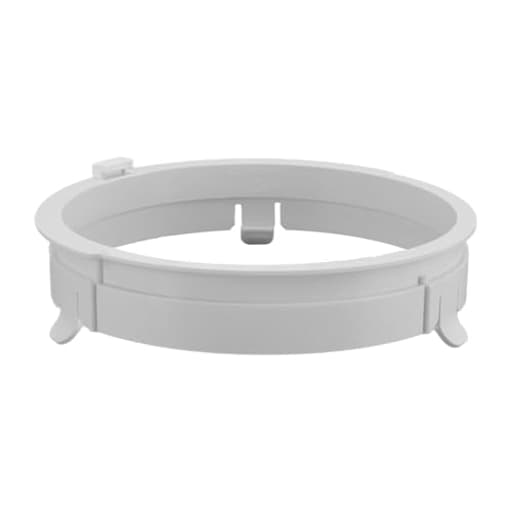 For 5.9 inch Portable Air Conditioner Exhaust Duct Interface, White Plastic Connector Ring, Universal Hose Tube Adapter