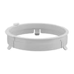 For 5.9 inch Portable Air Conditioner Exhaust Duct Interface, White Plastic Connector Ring, Universal Hose Tube Adapter