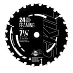7-1/4 In. 24-Tooth Carbide Framing Blade 10-pack