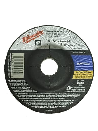 4-1/2" x 1/4" x 7/8" Grinding Wheel