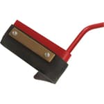 V-Shaped Crack Squeegee, Push Style, Black Neoprene Blade, Wooden Handle, RED700993
