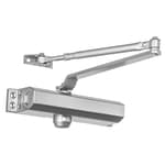 Door Closer, Commercial Hydraulic Closer, Self-Closing, Spring Size 4, ADA Compliant, Surface Mount, Sprayed Aluminum, Series 4000