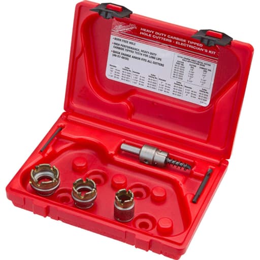 Sheet Metal Carbide Cutter Electrician's Kit