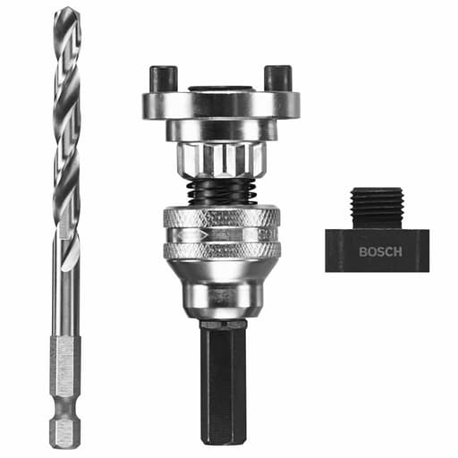 SpinLOCK universal arbor with high-speed steel pilot bit