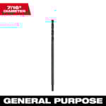 7/16" x 12" Aircraft Length Black Oxide Drill Bit