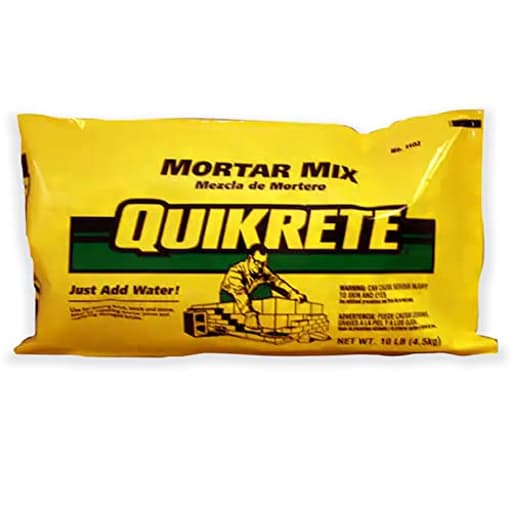Construction Grade Mortar Mix of Masonry Cement and Graded Sand for Laying Brick, Concrete Units, and Stone, 10 Pounds