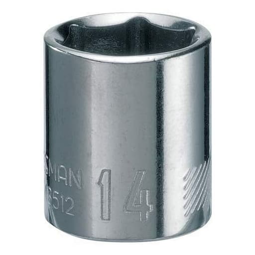 1/4-in Drive 14mm 6 Point Shallow Socket