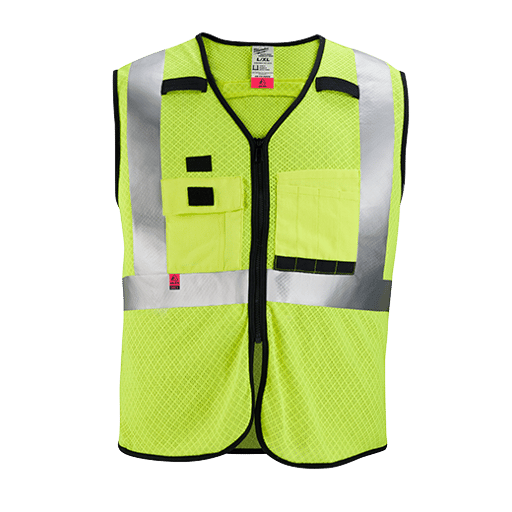High Visibility Yellow Mesh Safety Vest - 2XL/3XL